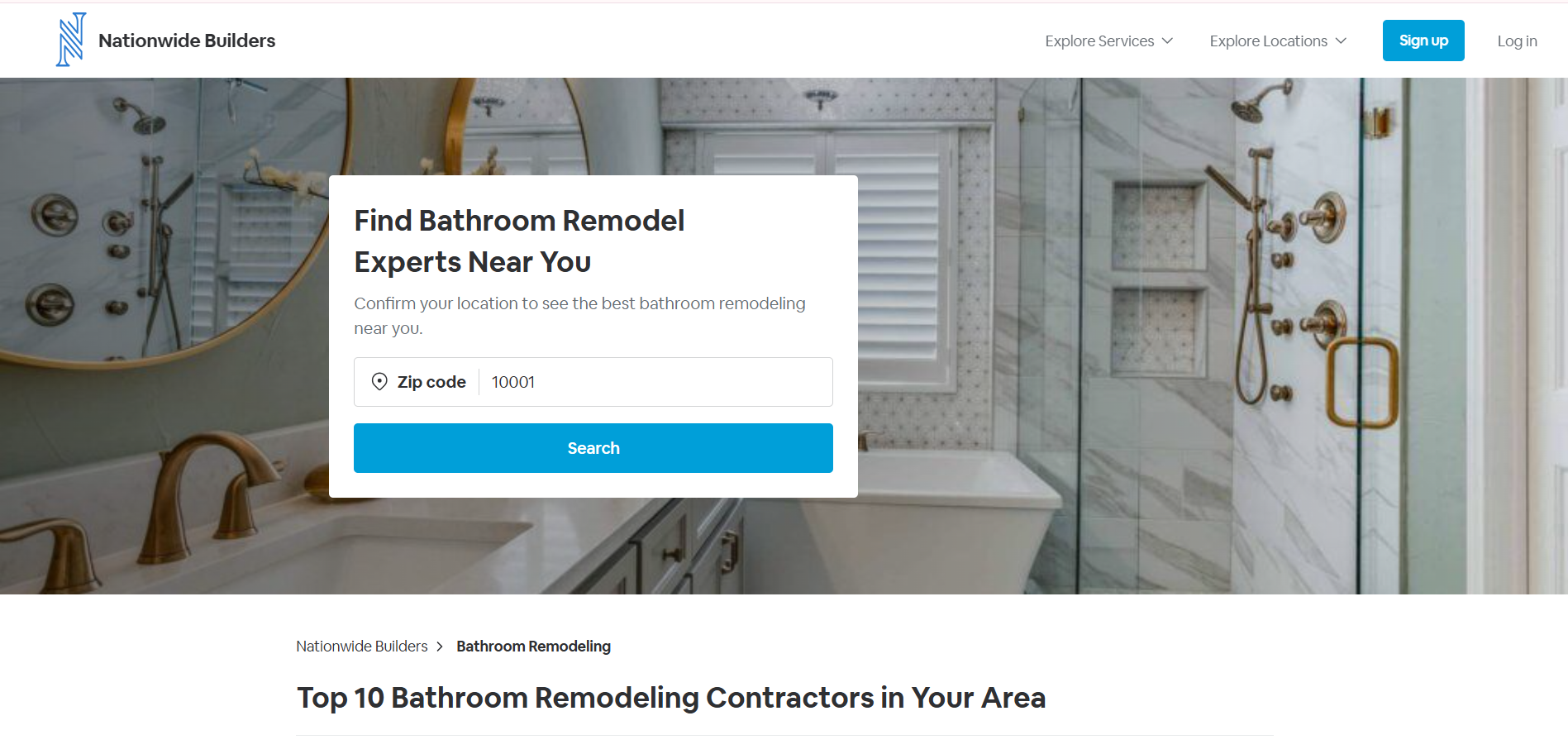 Nationwide Builders Home Services Marketplace