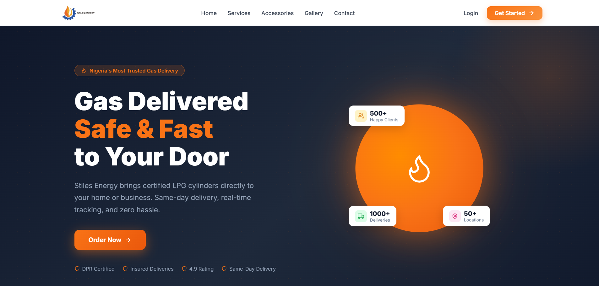 Stiles Energy LPG Delivery Application